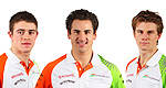 F1: Force India annonce Sutil, Di Resta et Hülkenberg pour 2011