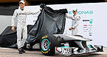 F1: The Mercedes W02 is on track at Valencia (+photos)