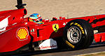 F1: Fernando Alonso puts Ferrari on top of the timing charts (+photos)