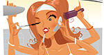 Applying lipstick while driving is more dangerous than using a cell phone