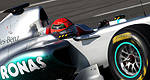 F1: Michael Schumacher sets fastest time for Mercedes