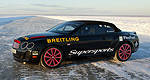 Bentley sets a new speed record - on ice
