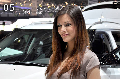 Top 10 Most Beautiful Girls from the Geneva Motor Show