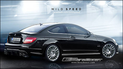 Montage Photo Mercedes Benz C63 Amg Coupe Black Series 12 Industry Auto123