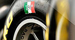 GP2: Un logo particulier sur les pneus Pirelli à Imola dimanche dernier