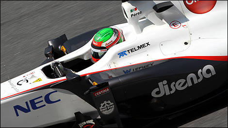 sergio perez sauber