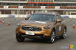 Sebastian Vettel tests the Infiniti FX50 and G37 in China