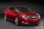 Chevrolet reveals the 2013 Malibu: new engine, sportier looks