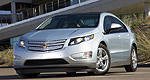 Début des essais sur route de la Volt 2012 de Chevrolet primée à l'intention des Canadiens
