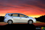 Toyota d�voile la Prius v, voiture verte destin�e aux familles