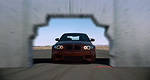 BMW 1M carves through obstacles