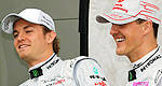F1: Nico Rosberg dément détruire Michael Schumacher en 2011