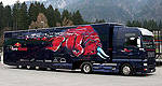 F1: Scuderia Toro Rosso truck crashes on way to Spa-Francorchamps