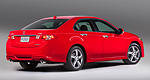 L'Acura TSX Édition Spéciale 2012 s'offre un look plus sport