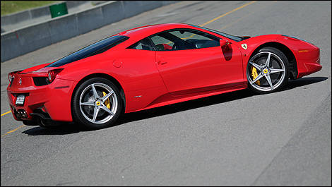 2011 Ferrari 458 Italia right side view