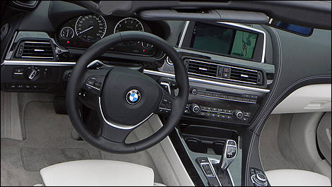 BMW 650i Cabriolet 2012 intérieur