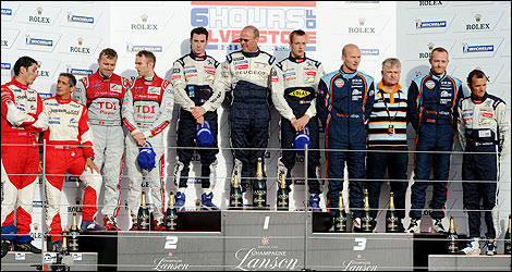 6 Hours of Silverstone, podium (Photo: Peugeot Sports)