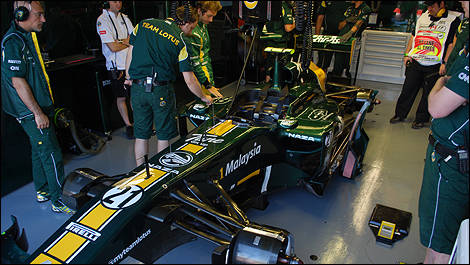 Team Lotus in Montreal (Photo: Auto123/René Fagnan)