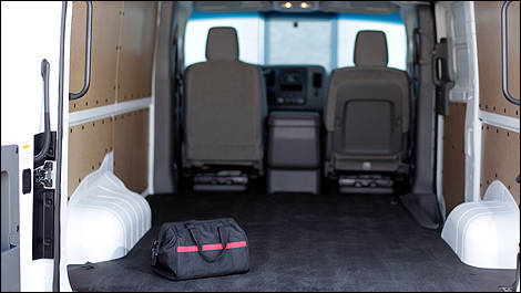 2012 Nissan NV2500 HD V8 SV cargo space