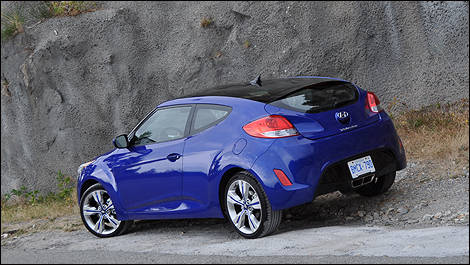 2012 Hyundai Veloster 3/4 rear