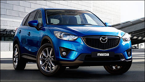 Mazda CX-5 front 3/4 view