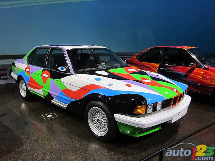 BMW 370i : Cesar Manrique a créé cette Art Car en 1990 afin de marier « la vitesse, l'aérodynamisme et l'attrait esthétique en un seul objet ». (Photo: Lesley Wimbush/Auto123.com)
