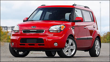 Kia Soul 4u Luxe 2011 vue 3/4 avant