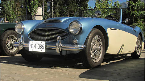 Austin-Healey front 3/4 view