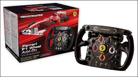 Video game F1 steering wheel Ferrari