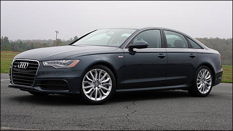 2012 Audi A6 front 3/4 view