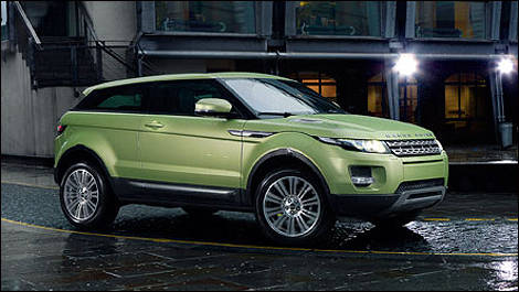 Range Rover Evoque 2012 vue 3/4 avant