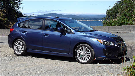2012 Subaru Impreza front 3/4 view