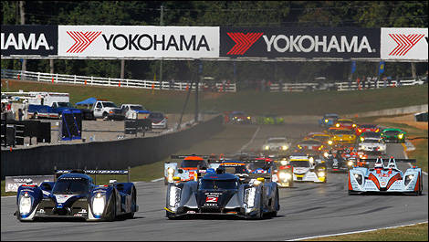 Petit Le Mans Audi Peugeot 2011