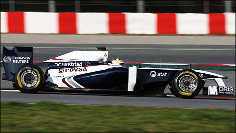 Pastor Maldonado, Williams FW33. (Photo: WRi2)