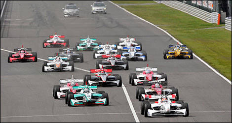 Start of a Formula Nippon race at Suzuka, May 2011. (Photo: Formula Nippon)