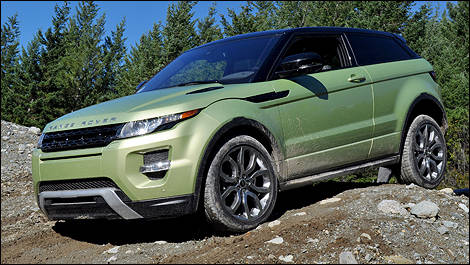 2012 Range Rover Evoque front 3/4 view