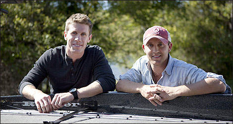 Carl Edwards Justin Moore NASCAR Charlotte Motor Speedway