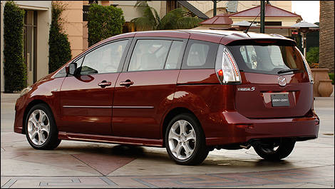 Mazda5 2008 vue 3/4 arrière