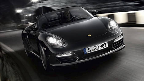 Porsche Boxster S Black Edition 2012 vue 3/4 avant