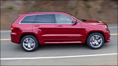 2012 Jeep Grand Cherokee SRT8 right side view