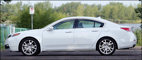 2012 Acura TL SH-AWD Elite left side view