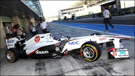 Fabio Leimer Sauber F1 Abu Dhabi