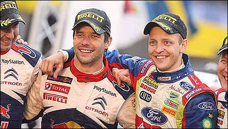 S&eacute;bastien Loeb Mikko Hirvonen Citroen WRC