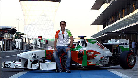 Max Chilton Force India F1 Abu Dhabi