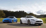Los Angeles 2011: 2012 Jaguar XKR-S Convertible waves to the crowd