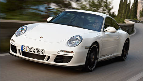 Porsche 911 Carerra GTS 2012 vue 3/4 avant