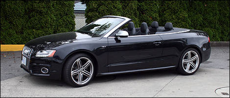 Audi S5 Cabriolet 3.0 TFSI quattro Premium 2011 vue c&ocirc;t&eacute; gauche