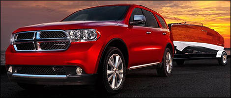 2011 Dodge Durango Citadel front 3/4 view