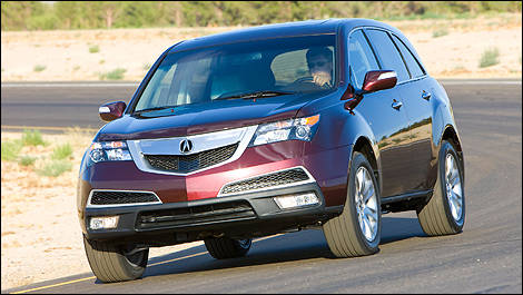2011 Acura MDX SH-AWD Elite front 3/4 view