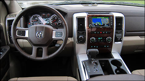 2011 Ram 1500 Laramie Crew Cab 4x4 interior